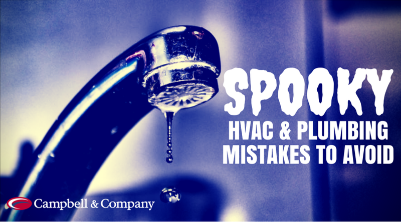 Campbell & company hvac & plumbing mistakes advertisement banner