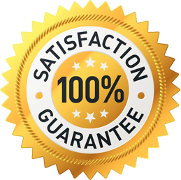 Campbell & company seal of 100% satisfaction guarantee