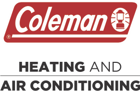 Coleman heating and air conditioning logo				
